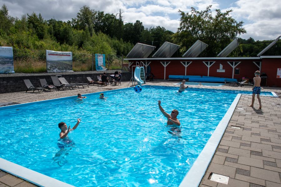 Afslapning ved pool